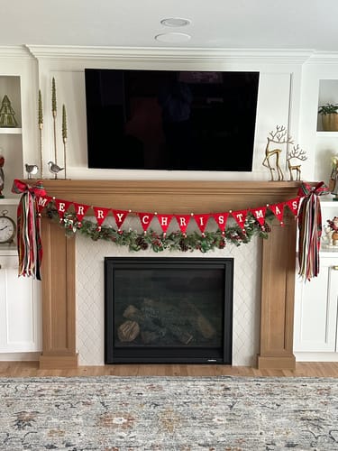 Customer photo review of Christmas Tradition Wreath Ribbon