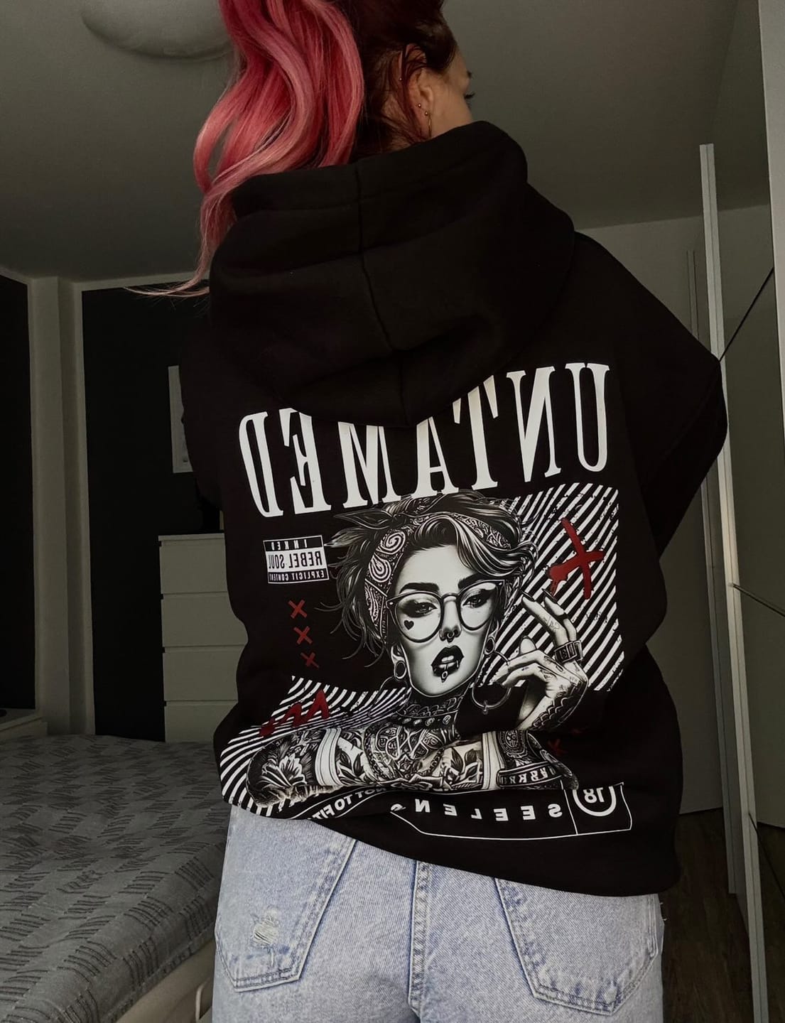 Customer photo review of Untamed - Oversized Hoodie