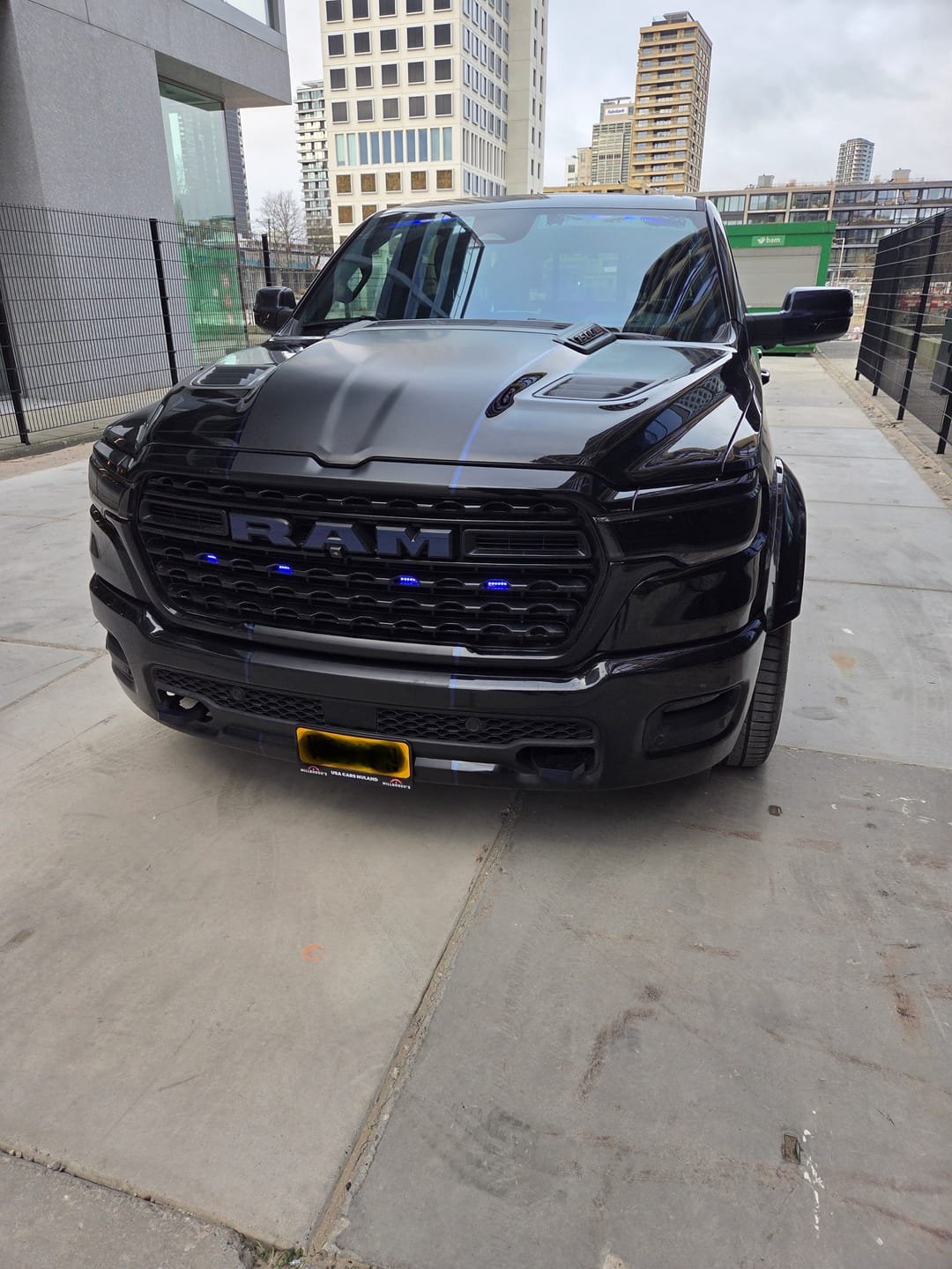 Customer photo review of Glossy Metallic Tanzanite Blue Vinyl Wrap