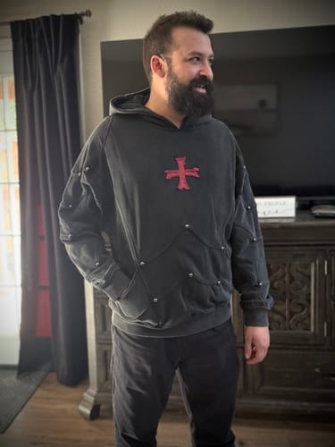 Customer photo review of Crusader Armor Hoodie