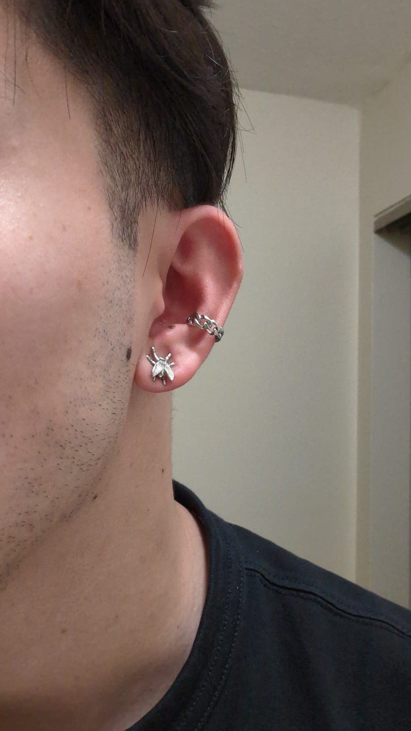 Customer photo review of EAR CUFFS