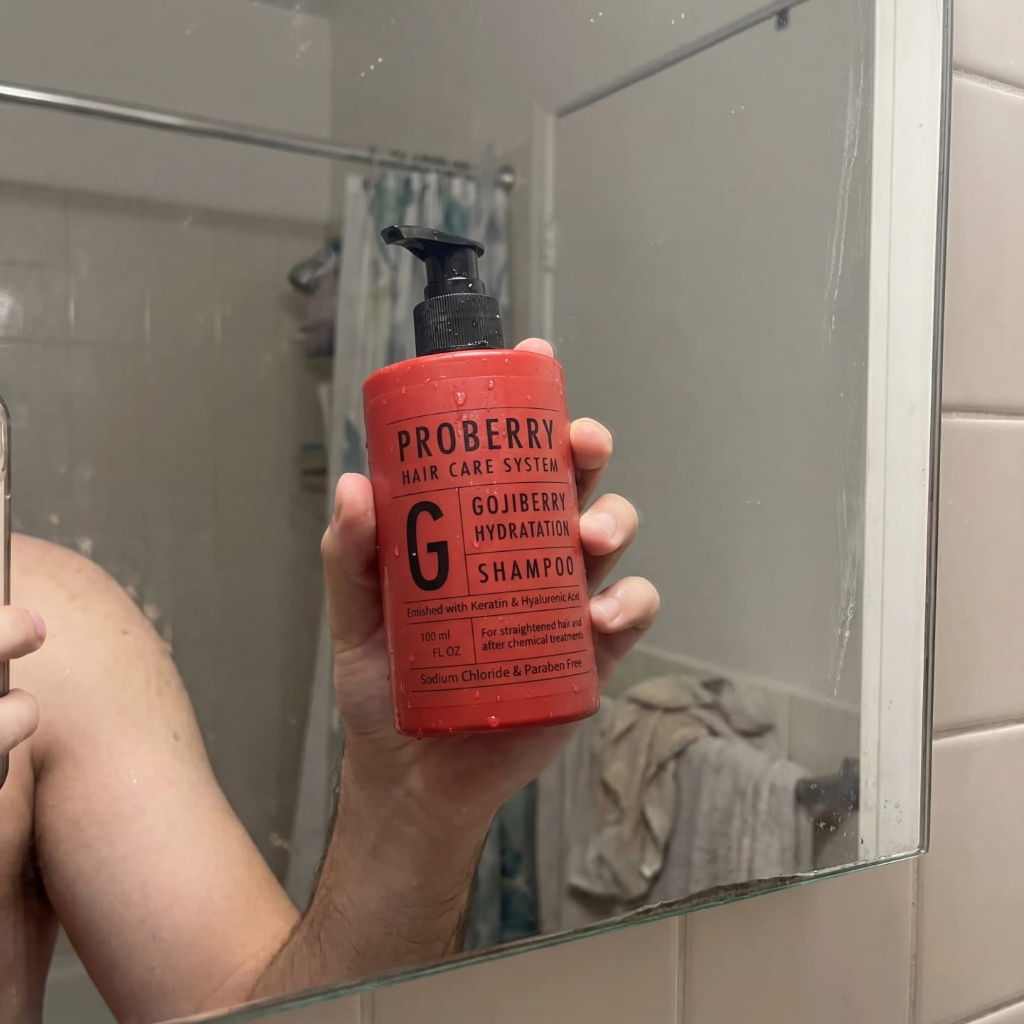 Customer photo review of שמפו לשיער מוחלק ״הידריישן״ 500 מ"ל | Hydration Shampoo