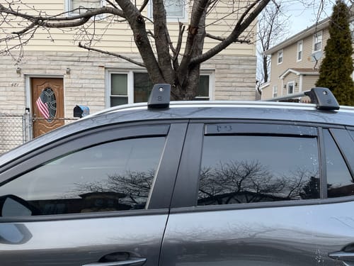 Customer photo review of Fits 2023-2025 Mazda CX-50 In-Channel Window Visors Rain Guards Shade Deflectors