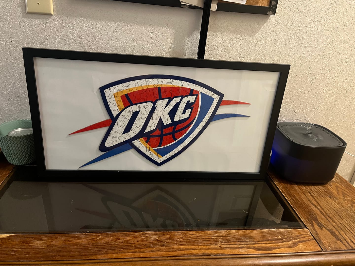 Customer photo review of Oklahoma City Thunder™ - Wooden Puzzle