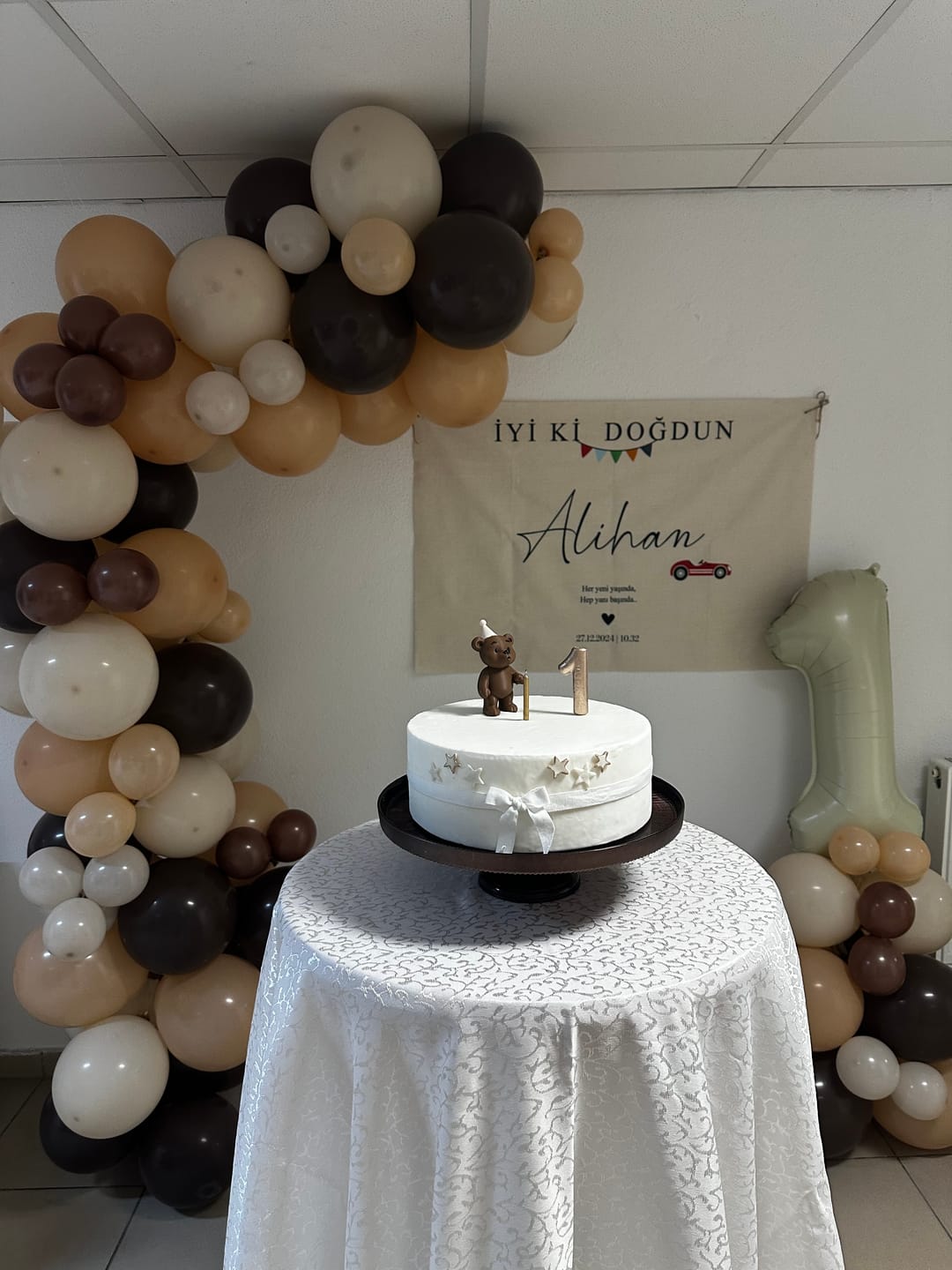 Customer photo review of Kişiselleştirilebilir Doğum Günü Örtüsü (#79)