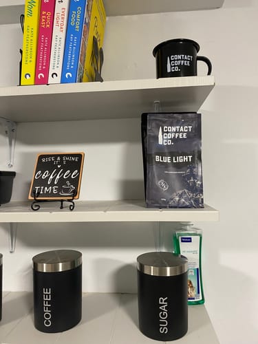 Customer photo review of Blue Light Coffee