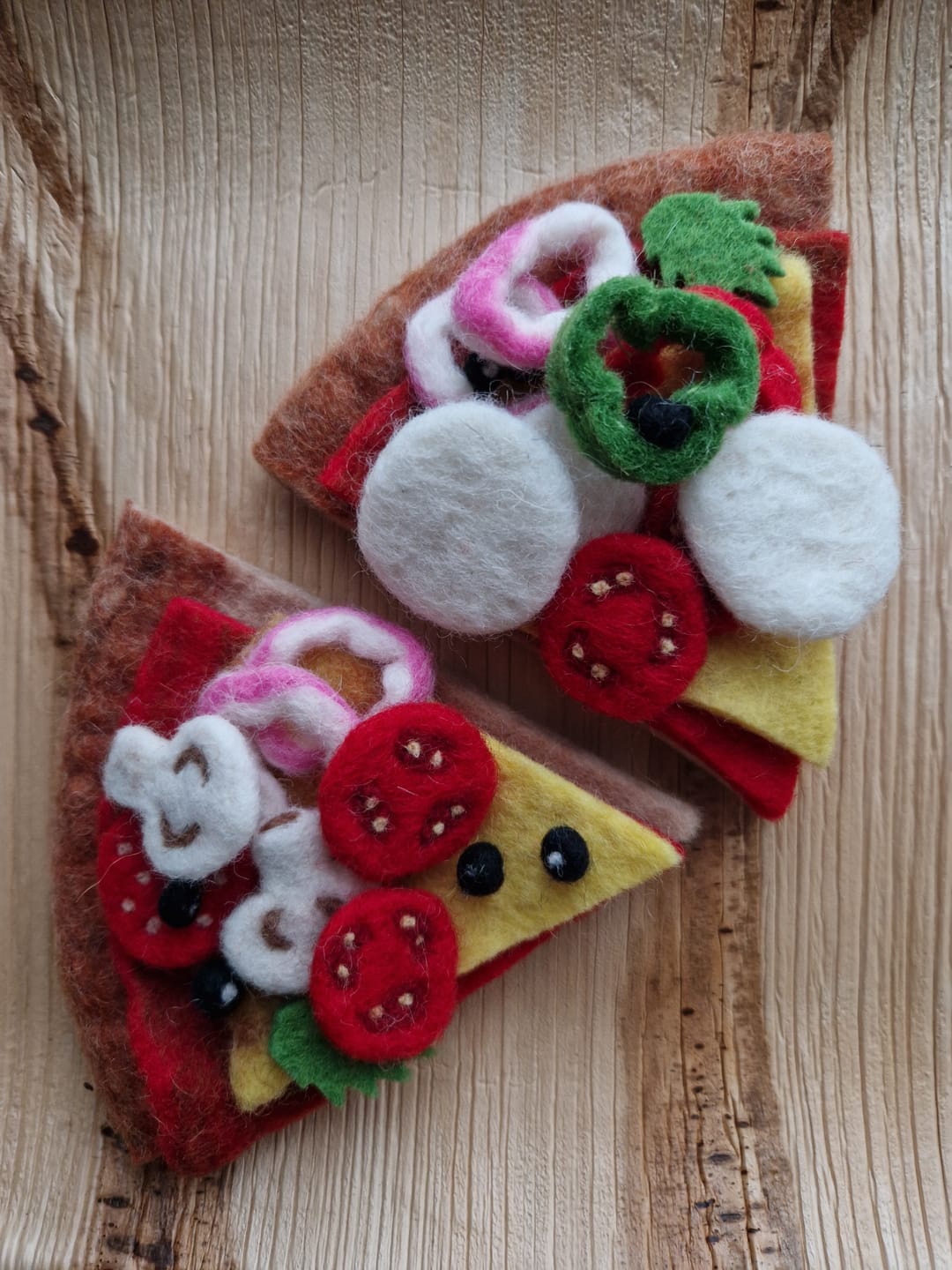 Customer photo review of Felt Mediterranean Pizza Slice