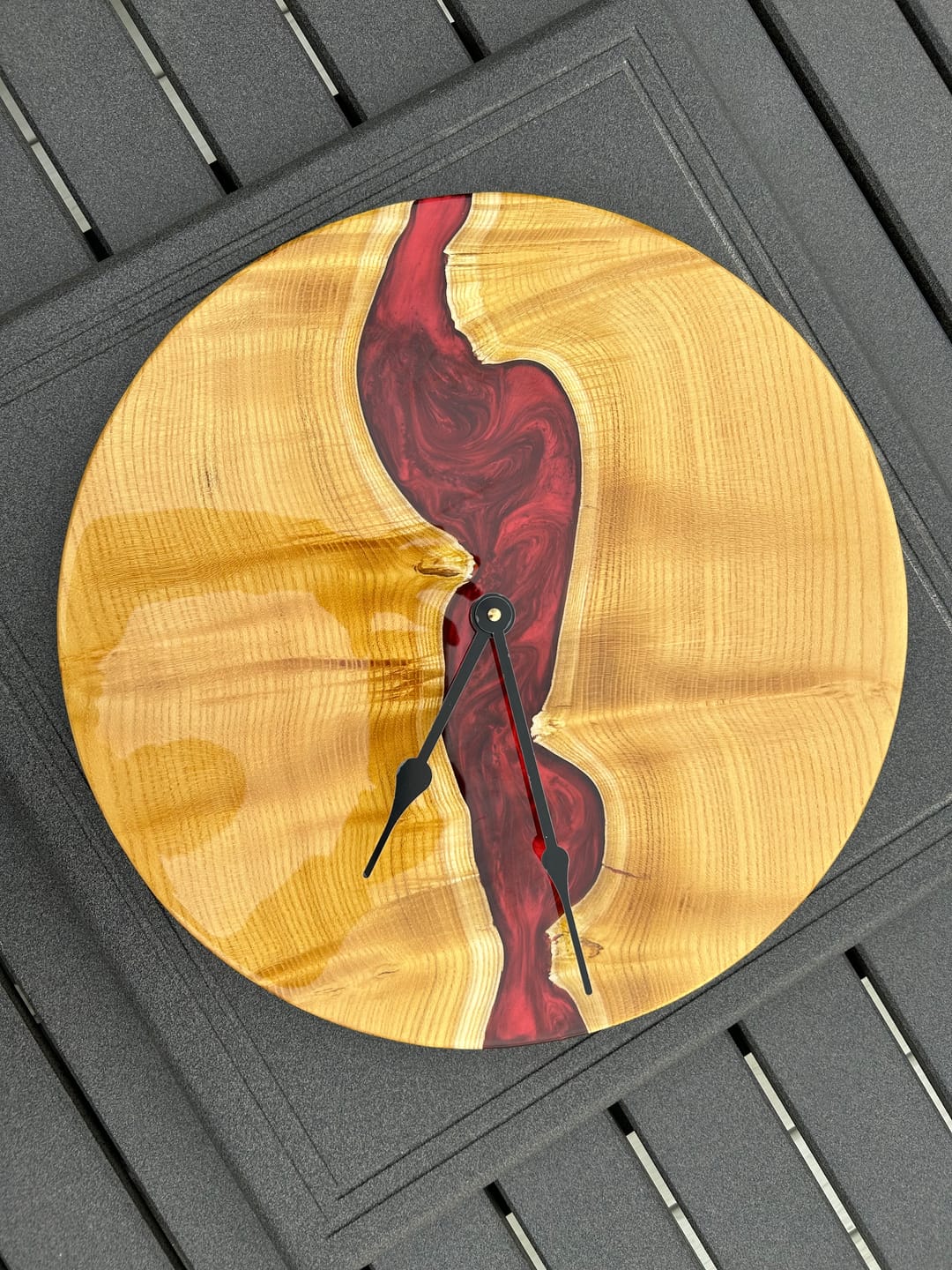 Customer photo review of 18" Circle + Clock Dials Style 2 Acrylic Router Template