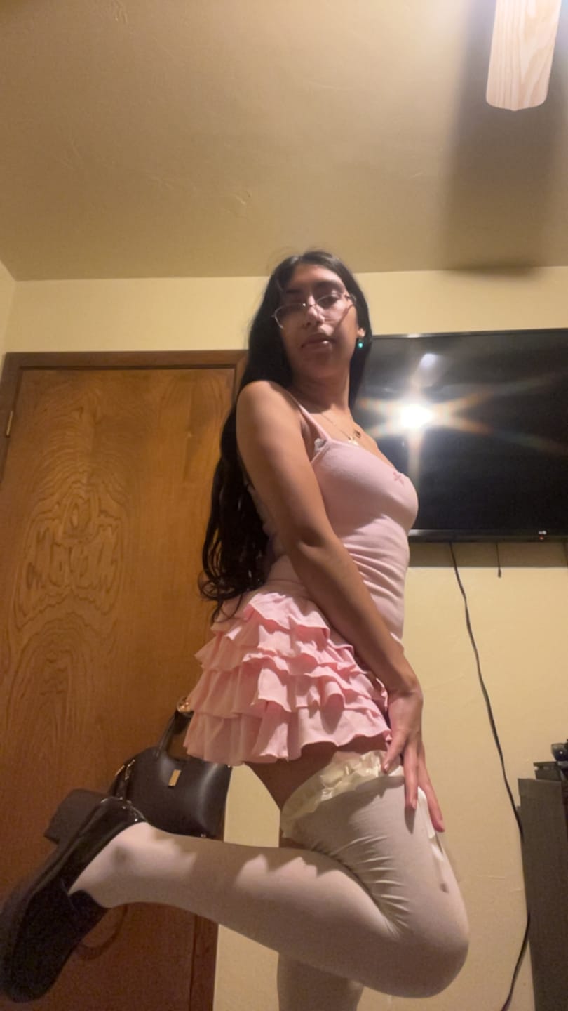 Customer photo review of Serafina Ruffles Mini Dress + Bloomer Shorts Set (Pink)