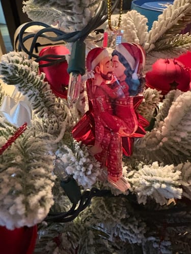 Customer photo review of Christmas Gifts For Husband And Wife - Personalized Acrylic Ornament