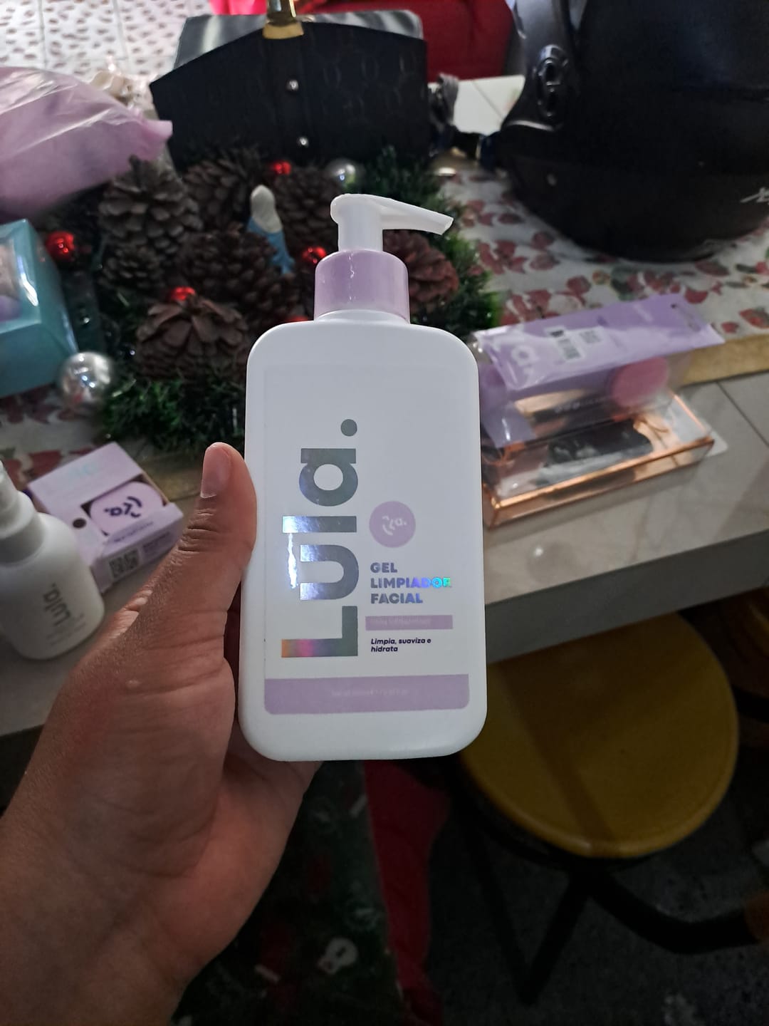 Customer photo review of Gel limpiador facial con Ceramidas