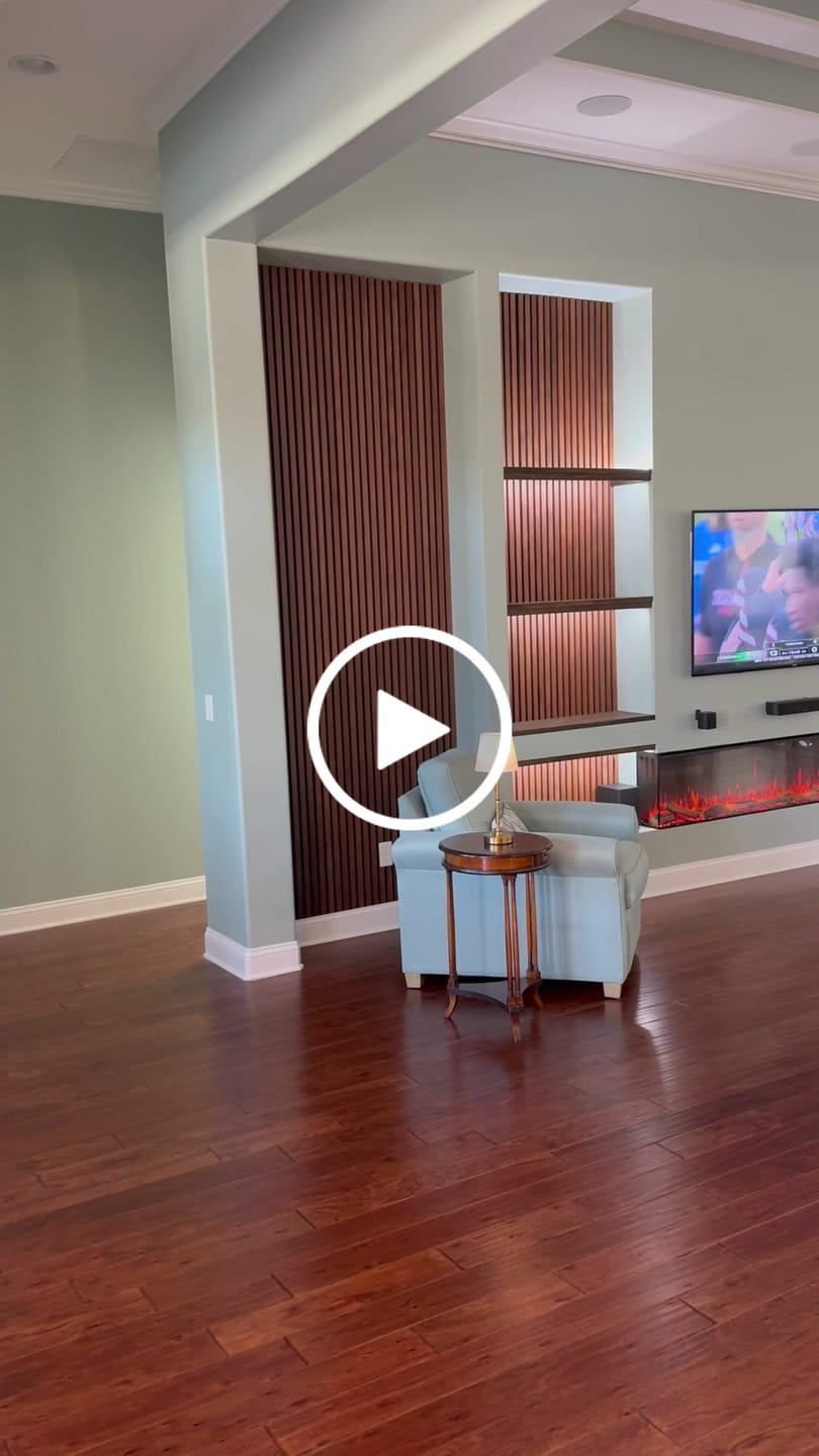 Customer video review of Natural Walnut Acoustic Slat Panels 94.5" or 118" Length