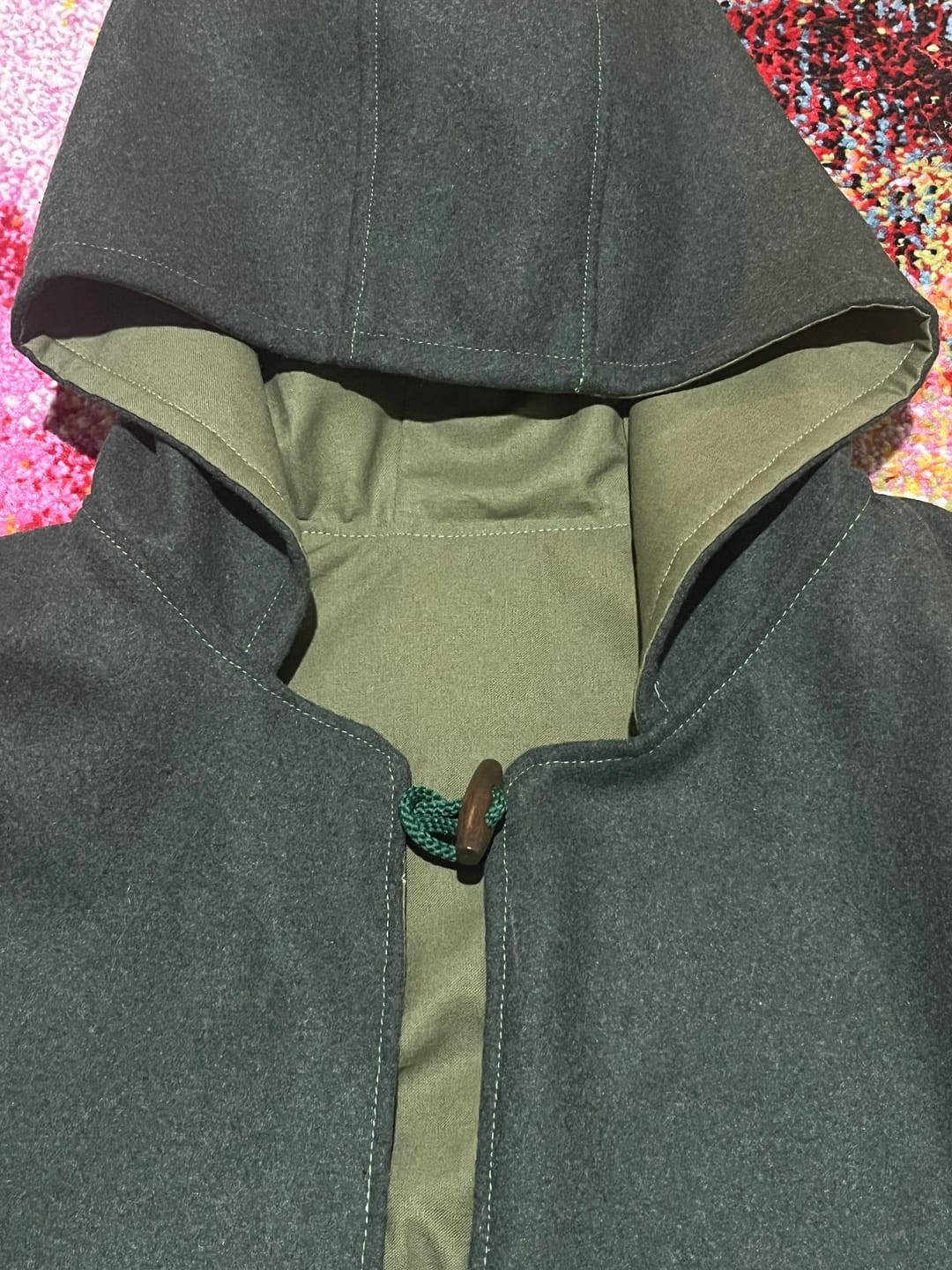Customer photo review of Plain Wool Blend Fabric