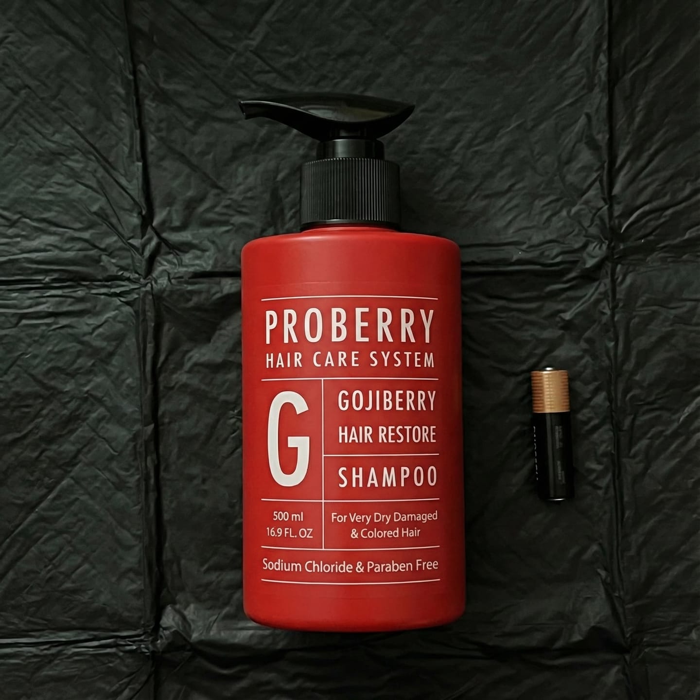 Customer photo review of שמפו משקם לשיער 500 מ"ל | Hair Restore Shampoo