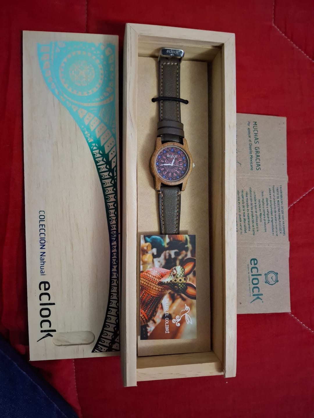 Customer photo review of Reloj Nahual pink 3.5cms por Eclock