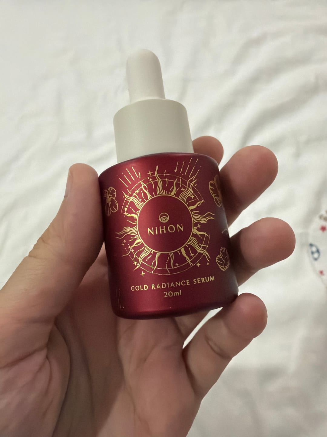 Customer photo review of Gold Radiance Serum