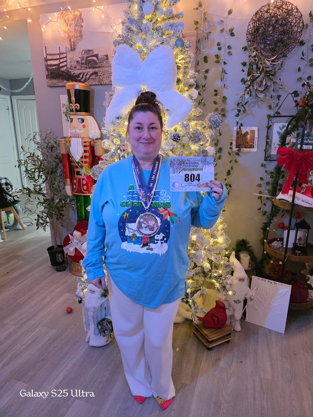 Customer photo review of A Charlie Brown Christmas 5K/10K ❄️