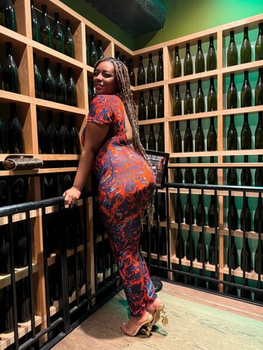 Customer photo review of Flames Jumpsuit