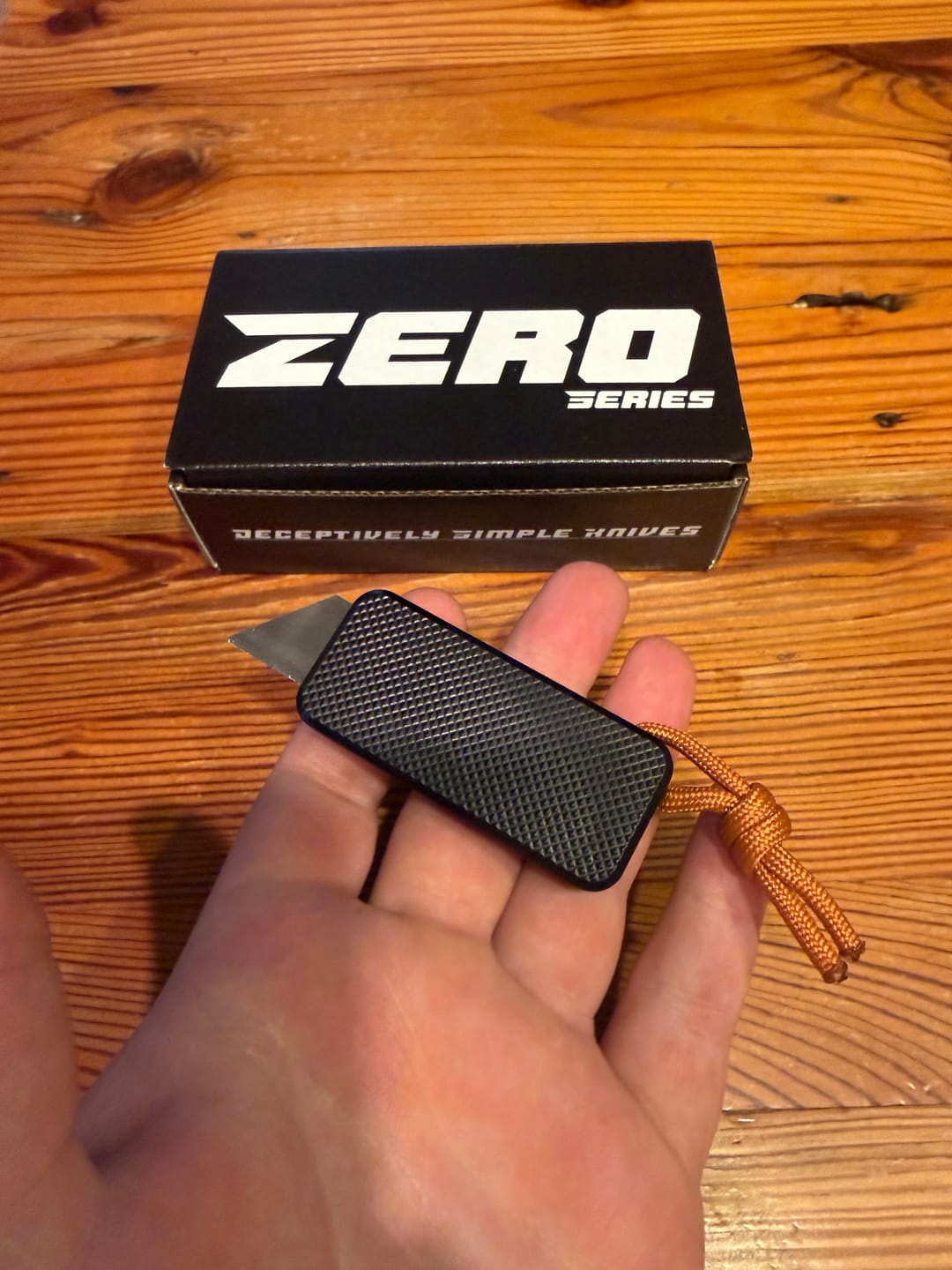 Customer photo review of Lone Star Knife Lanyard – Handmade Utility & Style
