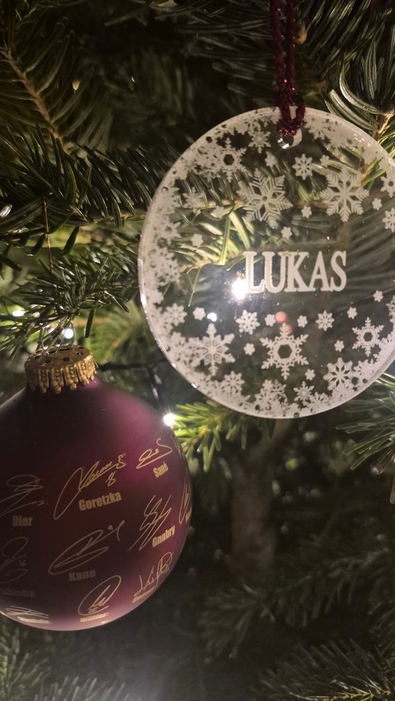 Customer photo review of Weihnachtsdeko mit Schneeflocken