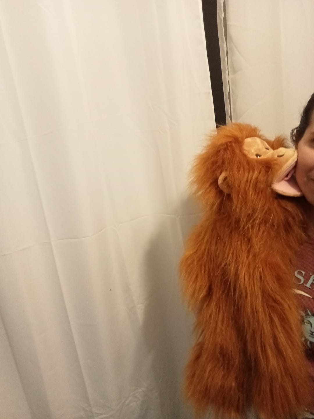 Customer photo review of Orang-Outan Singe Marionnette