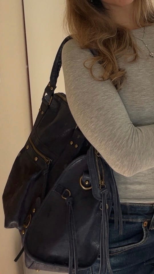 Customer photo review of It girl bag navy