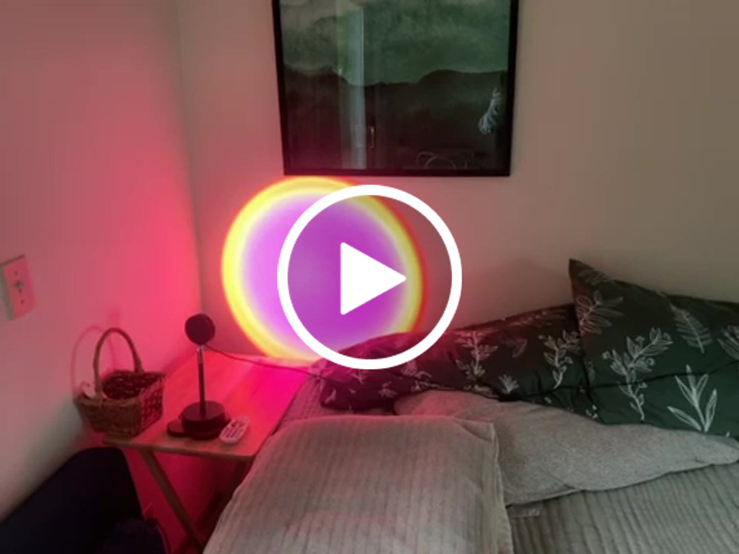 Customer video review of Golden Hour Sunset Lamp