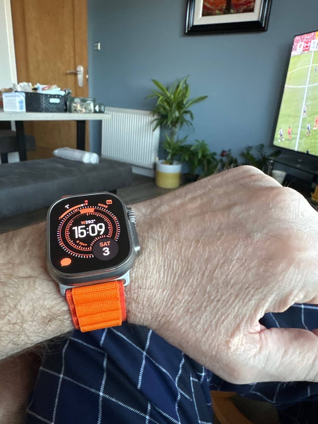 Customer photo review of Alpine Nylon Loop Strap for Apple Watch