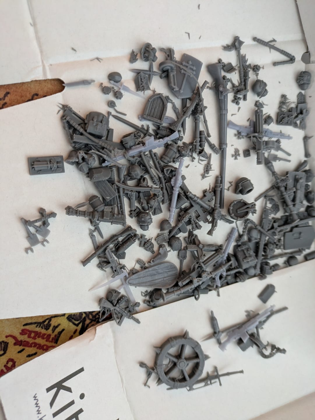 Customer photo review of Trench Crusade - Church Weapons Sprue
