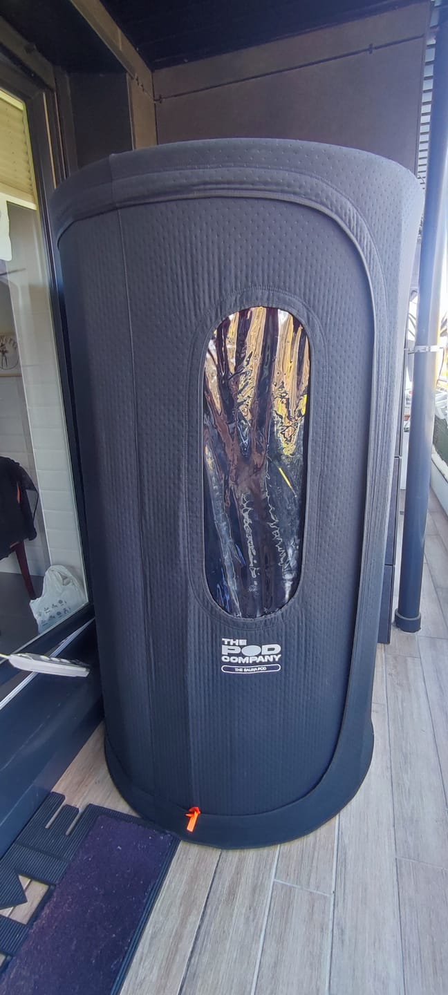 Customer photo review of The Sauna Pod