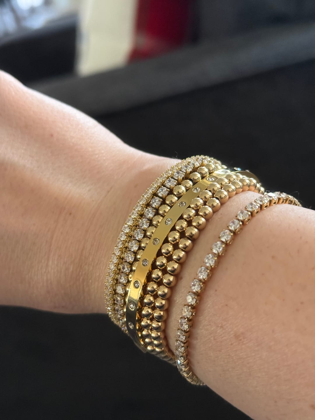Customer photo review of Eternity Bangle Slim