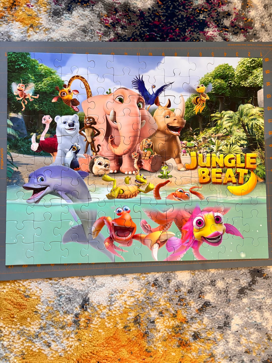 Customer photo review of Jungle Beat - Trunk & Friends Puzzle