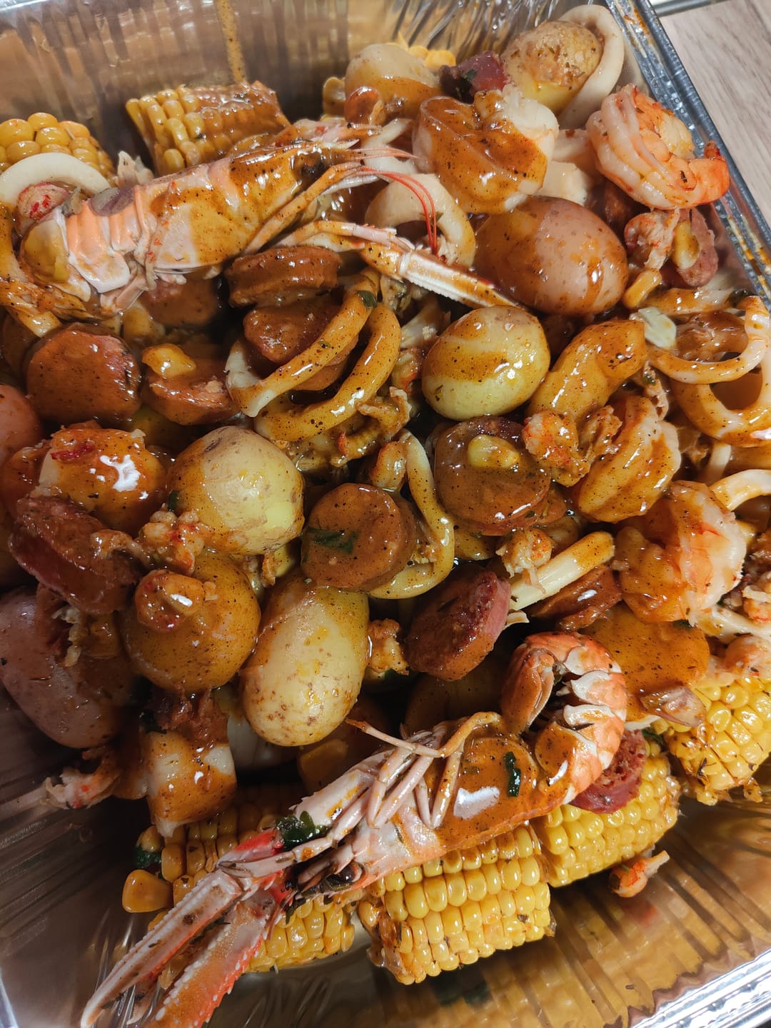 Customer photo review of Seafood Boil Bomb