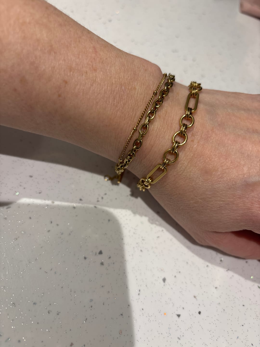 Customer photo review of Eternal Link Chain Bracelet