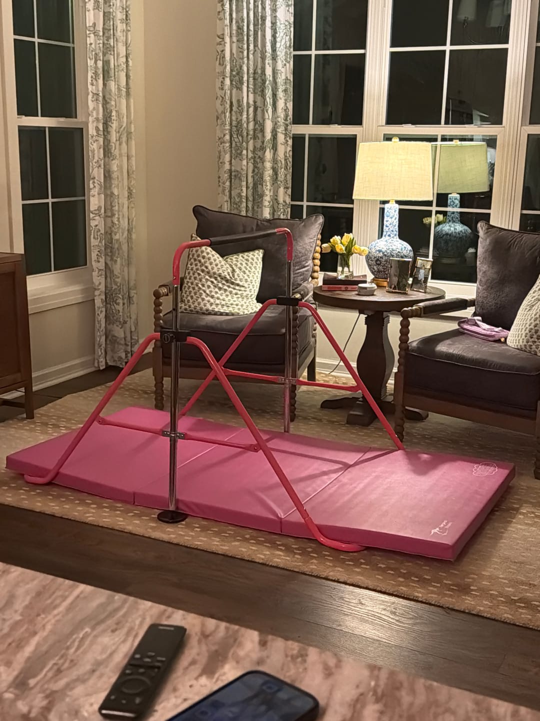 Customer photo review of Kangaroo Hoppers Kids’ Gymnastics kip bar bundle
