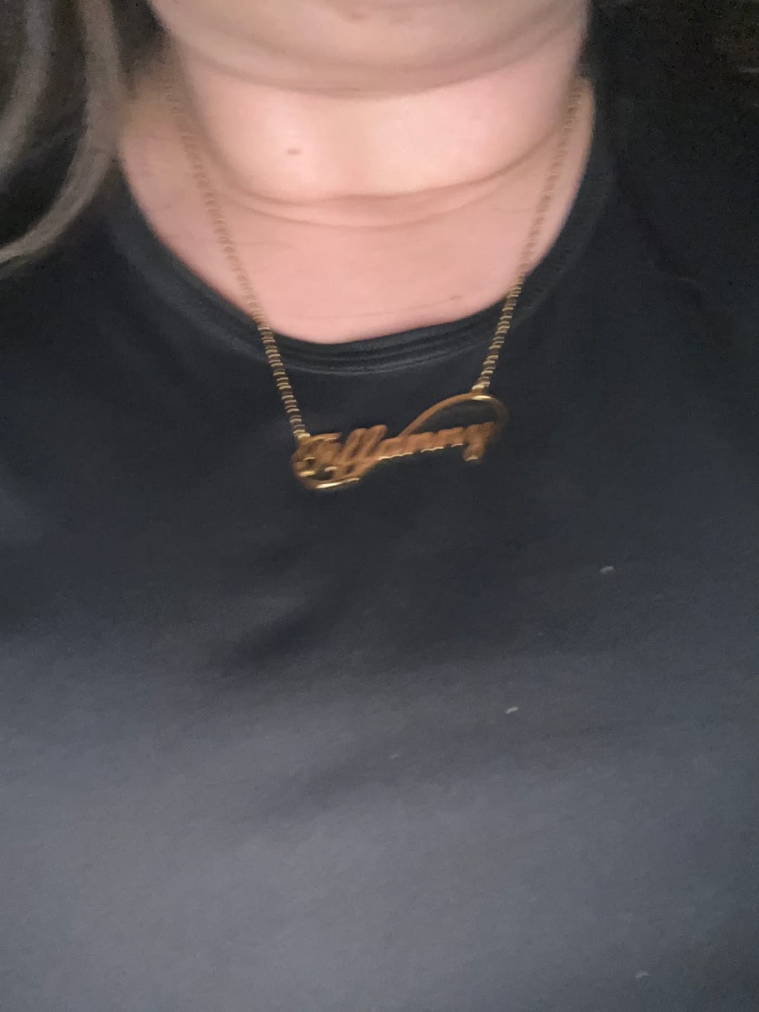 Customer photo review of Infinity Name Necklace