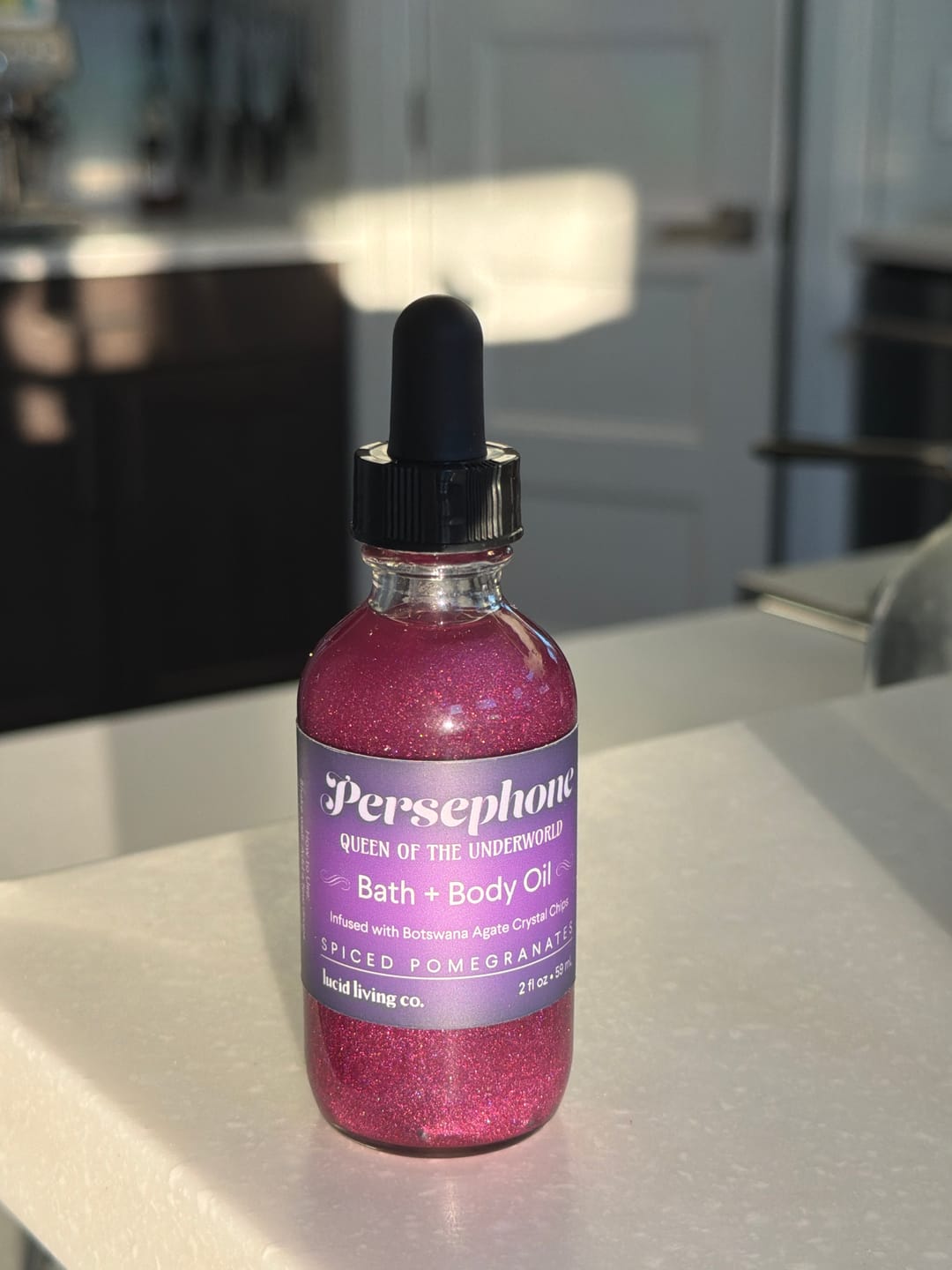 Customer photo review of Persephone Bath & Body Oil
