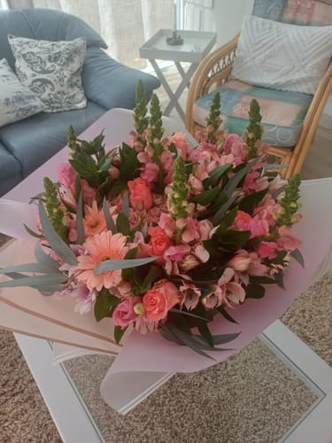Customer photo review of Country Garden Bouquet