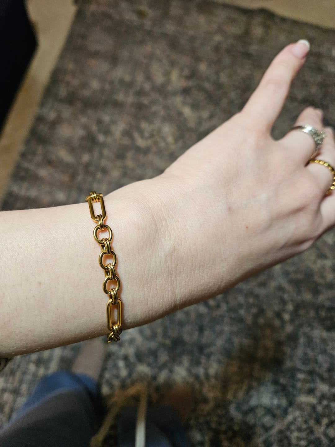 Customer photo review of Eternal Link Chain Bracelet