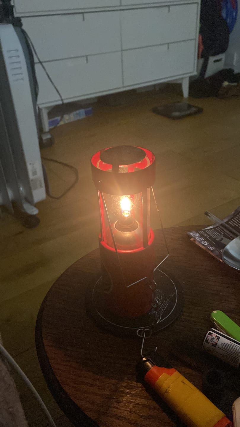Customer photo review of Oil Inserts for Use with UCO Original Lanterns │ Please see the pre-sale details below.