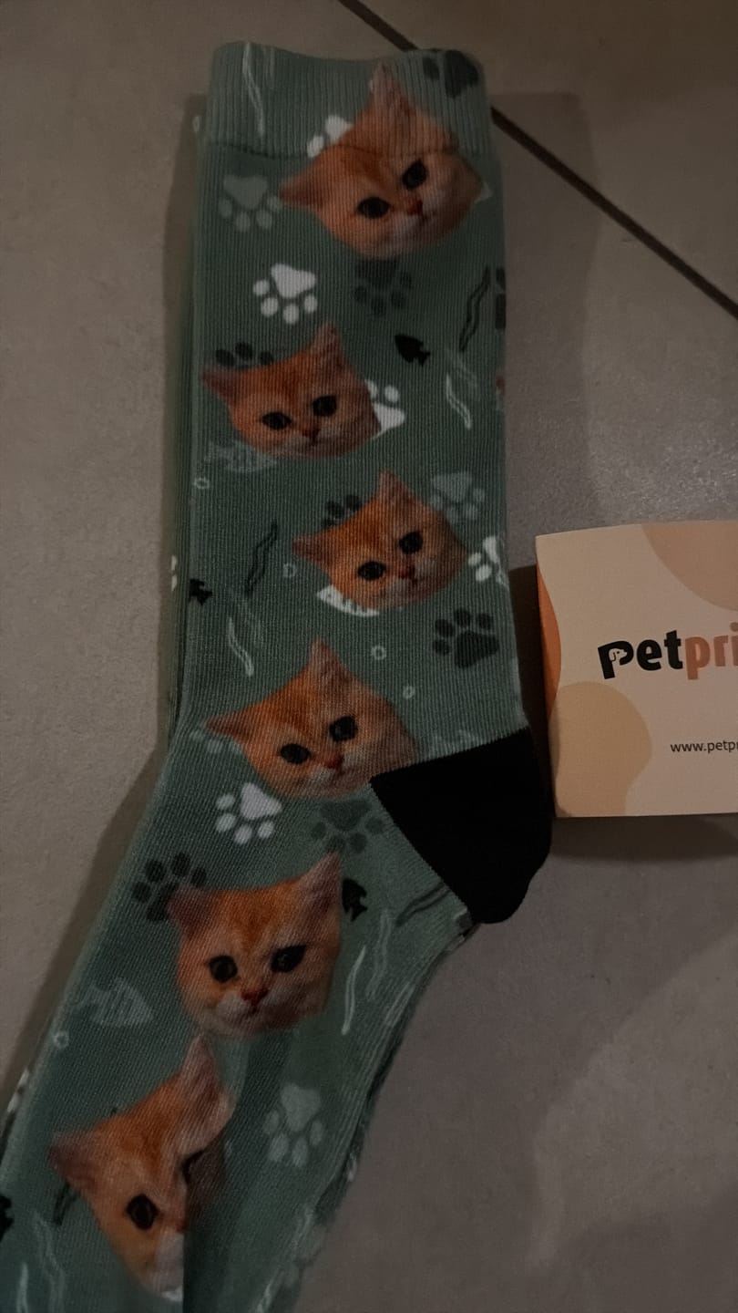 Customer photo review of Dein Foto - Individuelle Socken