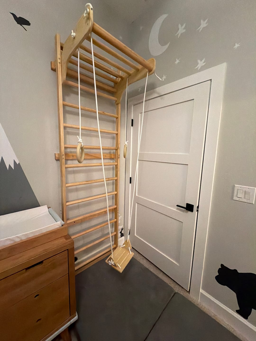 Customer photo review of Betula | Swedish Wall Ladder - 95" Height