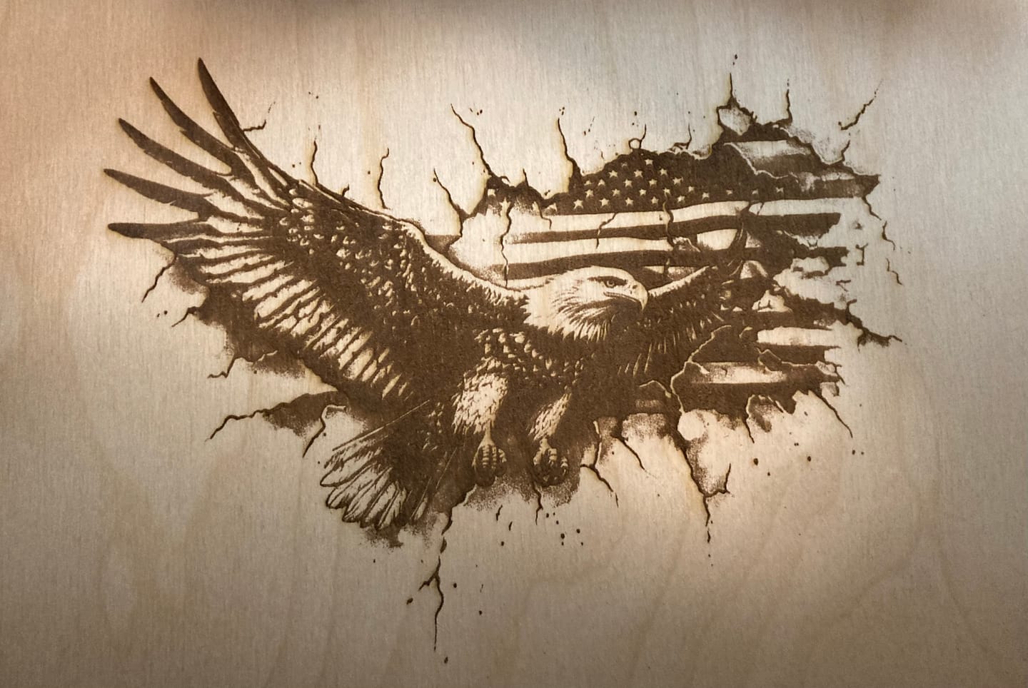 Customer photo review of Clearance Baltic Birch Sheets - Glowforge Ready - B/BB Premium Wood 1/8" or 1/4" (3mm or 6mm)