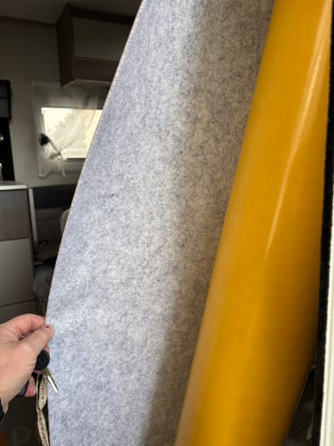 Customer photo review of Wollfilz selbstklebend für Camper
