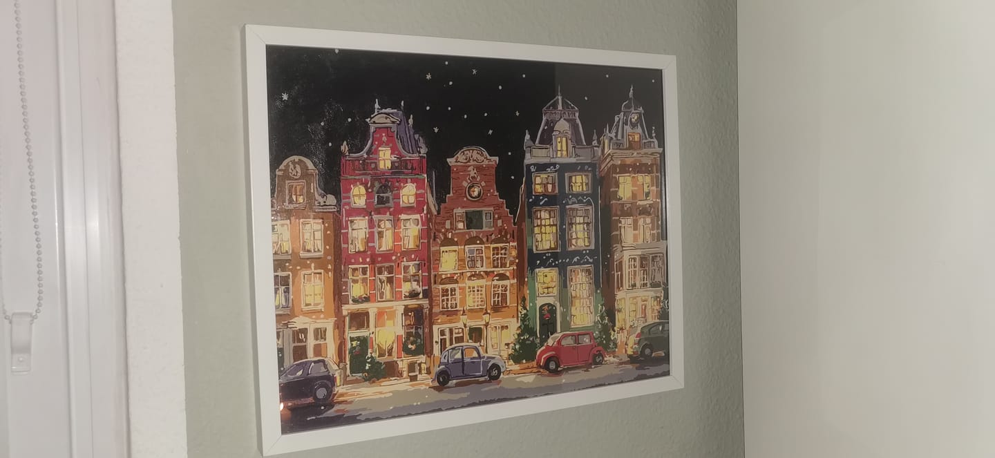 Customer photo review of Malen nach Zahlen - Heiligabend in Amsterdam