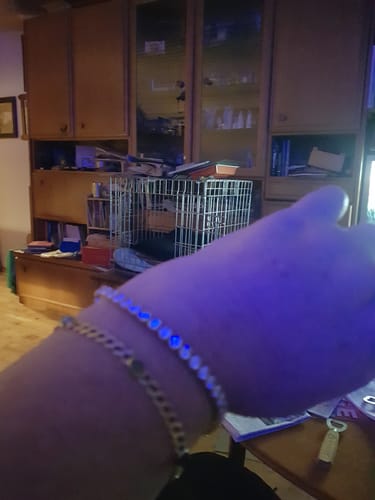 Customer photo review of TENNISBOY BRACELET. - 5MM GOLD