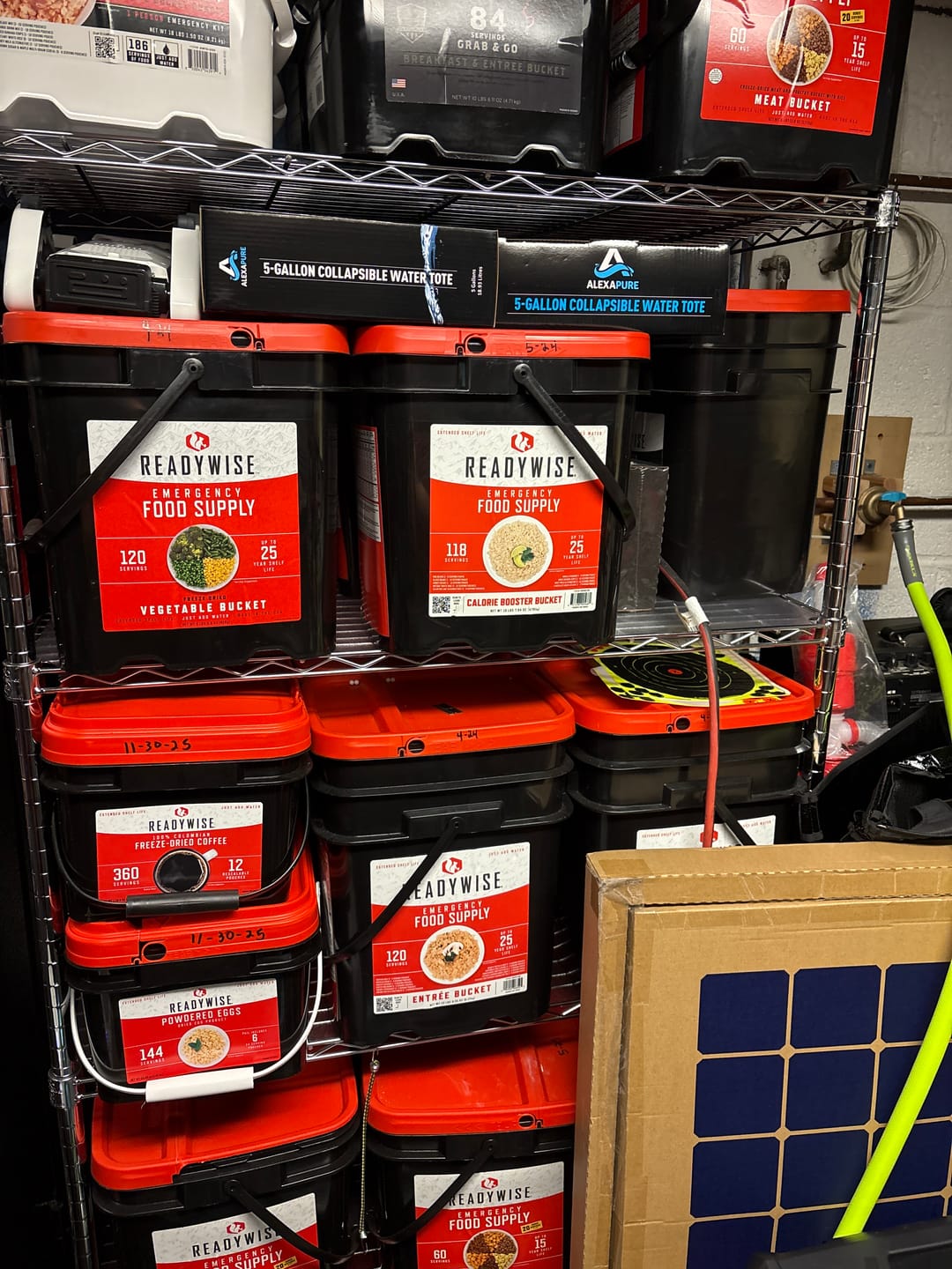 Customer photo review of Buy One 170-Serving Emergency Food Kit, Get One Free