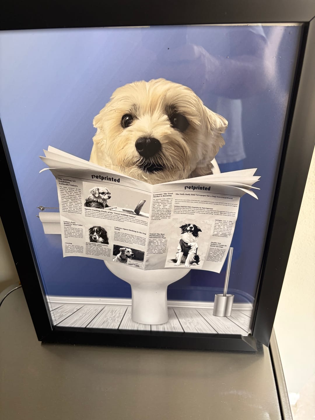 Customer photo review of Important meeting - Personalized Poster