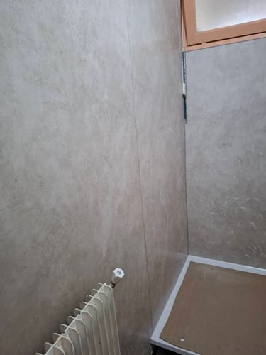 Customer photo review of Panneau Mural PVC Beige Valencia 260 x 120 CM