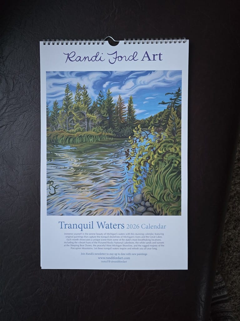 Customer photo review of Tranquil Waters 2026 Wall Calendar